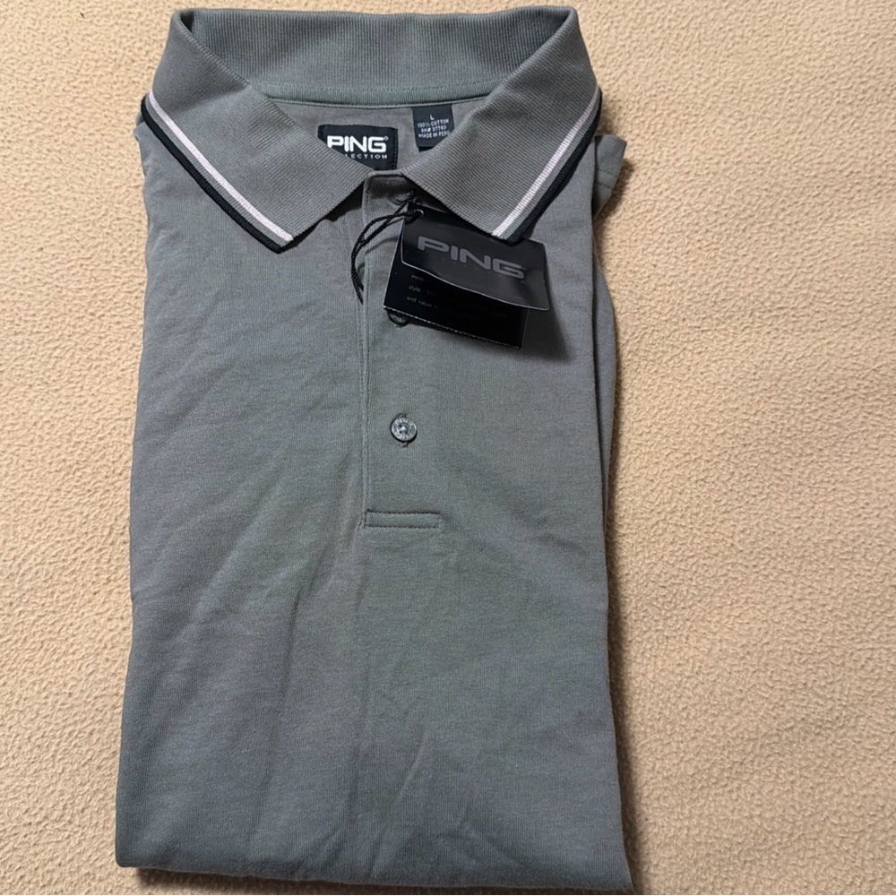 Ping Men's Polo Shirt in Gray